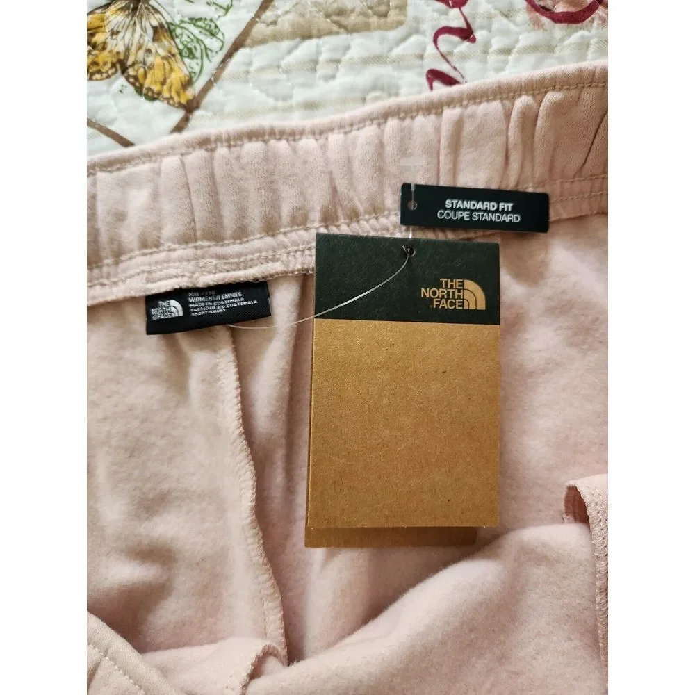 The North Face Half Dome Fleece Shorts Pockets Pink Moss Womens Size‎ XXL